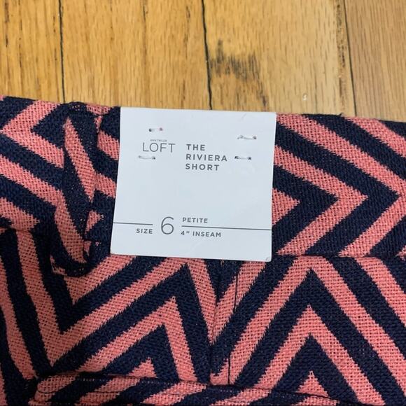 Loft petite chevron print riviera shorts - Picture 5 of 10